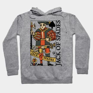 Character of Playing Cards Jack of Spades Hoodie